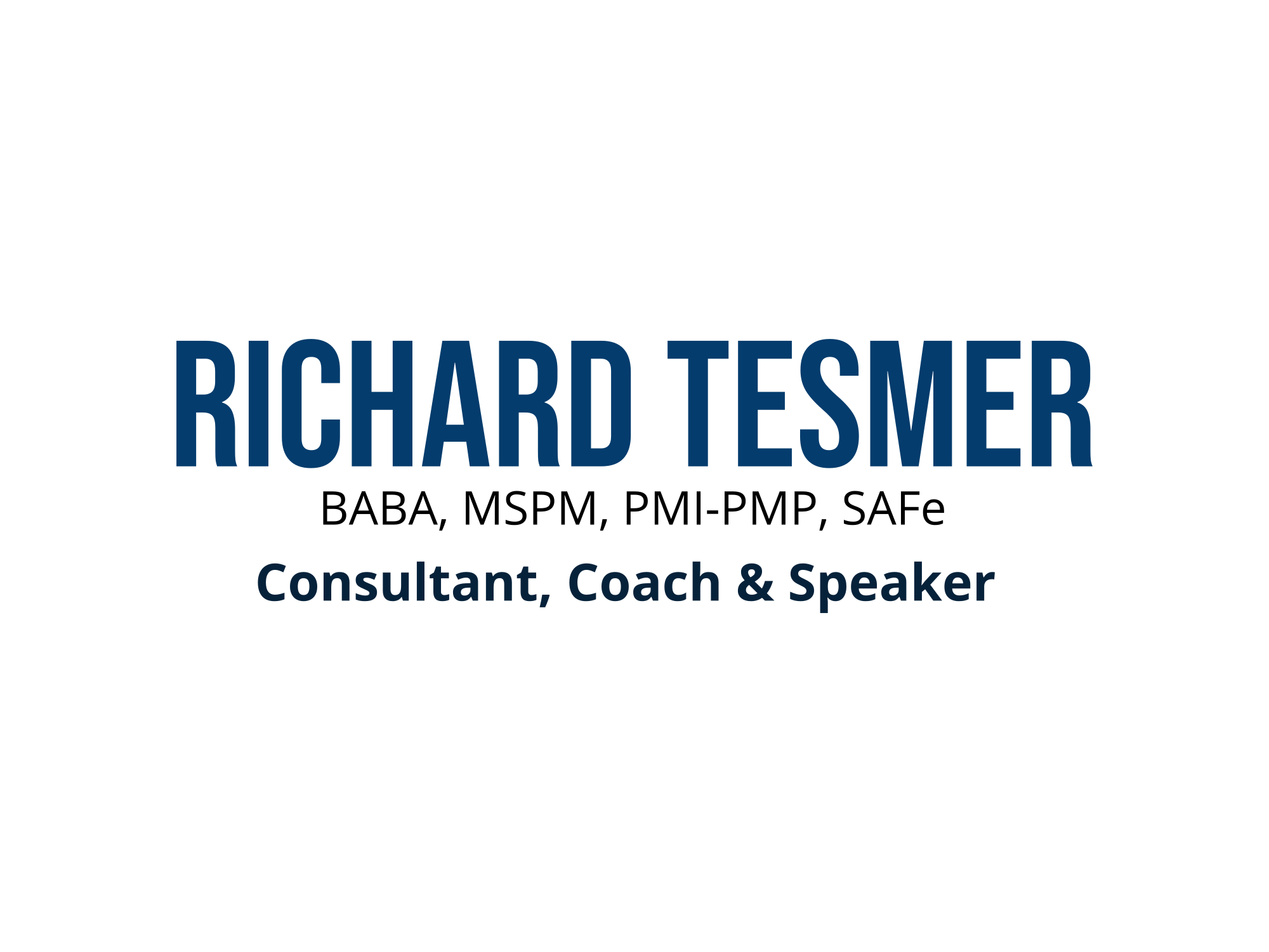 Mr. Richard Tesmer